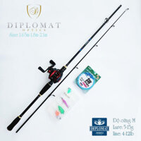 Bộ Cần Câu Lure Diplomat Máy Ngang Ares Tặng Kèm dây Câu Lure Và Bộ Mồi Câu B33 Cần Câu Cá Giá Tốt 5645hfga2345678