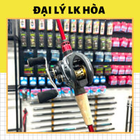 Bộ Cần Câu Lure LK Hòa Và Máy Ngang Monster (Bộ 02 Sản Phẩm)
