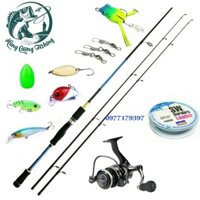 Bộ Cần Câu Lure Máy Đứng 2 Ngọn Fishing Of Catch 🔰Hàng Chất Lượng- Gía Siêu Rẻ🔰Bộ Cần Lure Máy Đứng