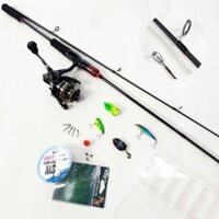 Bộ Cần Câu Lure Máy Đứng ROLLFISH BLU-NG901 kèm hộp mồi BCM1 và Dây Dù