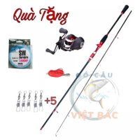 Bộ cần câu lure máy ngang và máy đứng DYAWA cao cấp tặng kèm phụ kiện Đồ Câu Việt Bắc na5+5kjabhaasd