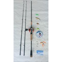 Bộ Cần Câu Lure Máy Ngang EAGLE SUPER 🔰 Siêu Khỏe🔰 Bộ Cần Lure Ngang_ Đu Câu Lure