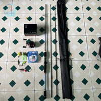 Bộ Cần Câu Lure Ngang 2 Khúc Shimano Có 2 Ngọn M-ML + Máy Ngang + Dây Câu + Bộ Mồi Câu Lure