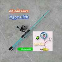 Bộ cần câu lure Ngọc Bích bộ cần đứng +tặngg dây câu lure +mồi + khoá linh