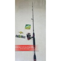 Bộ cần câu lure Pioner máy đứng 1m8 máy 2000