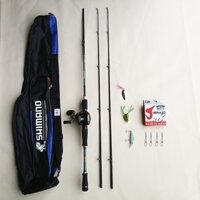 Bộ Cần Câu Lure Shimano máy ngang 2 ngọn