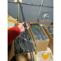 Bộ cần câu lure Sói Đen War máy kim khí bộ cần câu cá máy đứng máy ngang kèm phụ kiện thời trang dù nhái khoá link chất