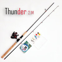 Bộ cần câu lure Thunder máy đứng Deukio FS2000