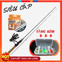 Bộ cần câu lure UL MAGUCHI + máy kim loại DEKIO AC đầy đủ phụ kiện chuyên câu sông suối siêu cảm giác - SOMIA FISHING ag