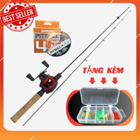 Bộ cần câu lure UL MAGUCHI kèm máy kim loại DEKIO AC đầy đủ phụ kiện chuyên câu sông suối siêu cảm giác - Dihoso Fishing