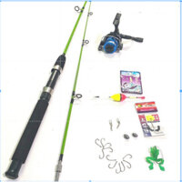 Bộ Cần Câu Máy 2 Khúc shimano 1m65, 1m8,2m1, 2m4, 2m7 Kem Máy YF200 Và Phụ Kiện