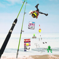 Bộ cần câu máy 2 khúc shimano 1m65, 1m8, 2m1, 2m4, 2m7 kèm máy và phụ kiện