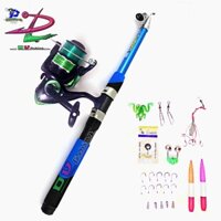 Bộ cần câu máy rút giá rẻ { máy 3000 - 6000 nhiều màu}