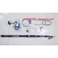 Bộ cần câu máy rút gọn SHIMANO rẻ vô địch