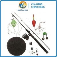 Bộ Cần Câu Máy Shimano 2 Khúc Và Máy YF200 Tặng Kèm Bộ Phụ Kiện Hấp Dẫn + Lăng Xê Víp , Tải Cá 9kg