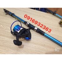 Bộ cần câu máy shimano đầy đủ phao, chì, cước, lưỡi đã lắp sẵn kèm mồi D3 or Quyền râu