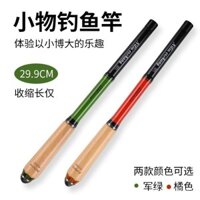 Bộ cần câu nhỏ 1620 người, cần câu siêu ngắn, cần câu di động, cần câu suối cho trẻ em, mồi câu cá, cần câu tôm nhỏ 2MEO