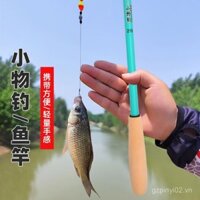 Bộ cần câu nhỏ, cần câu di động cho trẻ em, cần câu siêu ngắn, cần câu siêu nhỏ cho cá nhỏ, cần câu cầm tay GMGR