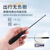 Bộ cần câu nhỏ, cần câu siêu ngắn cho trẻ em, cần câu nhỏ, mồi tôm nhỏ, miệng cá, cần câu cầm tay UUBA