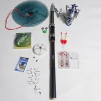 Bộ cần câu rút shimano 3m máy 6000 kèm phụ kiện. đồ câu 99 hoang_hai_shop_01