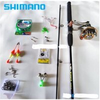 Bộ cần câu shimano 2 khúc 2m7 ,máy lc 7000 kèm trọn bộ phụ kiện (rẻ vô địch)