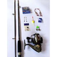 Bộ cần câu shimano 2 khúc 2m7 ,máy yumoshi lc 7000 kèm trọn bộ phụ kiện giá rẻ 56hadgnccc