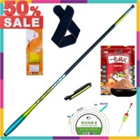 Bộ Cần câu tay carbon KIM SƠN độ cứng 3H siêu nhẹ, câu đơn câu đài  chất liệu carbon- Trung Tâm Đồ Câu 24H