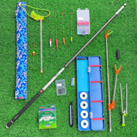 Bộ cần câu tay GW Yingfeng 5h khỏe bền đẹp tặng kèm phụ kiện câu cá chuyên câu đơn câu đài na5+5kjabhaasd