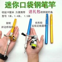 Bộ cần câu với cần bút, cần biển nhỏ, cần câu đá, cần câu băng, cần câu bè, cần câu cho người lớn và trẻ em, cần câu, cần câu tôm