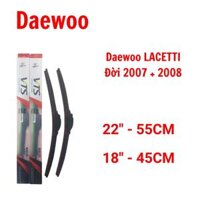 Bộ cần gạt mưa Slicon mềm A8 dành cho xe Daewoo Lacetti EX,Gentra, Matiz.. và các dòng khác hãng Daewoo - Hàng nhập khẩu - 22-18