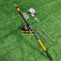 Bộ cần huntman LW kèm máy YOLO Magic spin 5000 kèm phụ kiện (Bộ 3m (máy 5000))