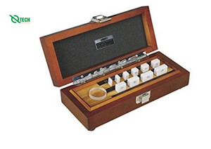 Bộ căn mẫu 10 chi tiết INSIZE 4107-101 - thép,kiểm tra thước panme, grade 0