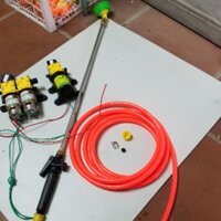Bộ CẦN PHUN TƯỚI  rút 1.2M và súng bóp cò dài 5M , bộ tưới lan xịt rửa đa năng