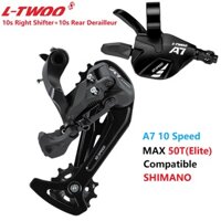 Bộ Cần Sang Số Kích Hoạt Tốc Độ LTWOO A7 1x10 + Bộ Cùi Đề Sau Cho Xe Đạp Leo Núi 10V SHIMANO