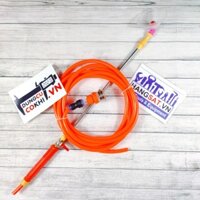 Bộ cần tưới cây lắp vào vòi nước máy, cần rút dài 1m, đầu phun loa to, dùng tưới cây, phun thuốc sâu tiện lợi