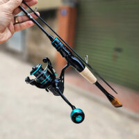 Bộ Cần UL Cán Bóng Chày Đứng - Golden mud carp - Kết hợp Máy Đứng Takumi HZ1000