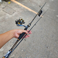 Bộ Cần UL chuyên câu lure suối ,cá nhỏ cảm giác -Cần UL Daiwa Daiwa AIRD X Kết Hợp Máy Proberos Pr800 5965nijzxcvv