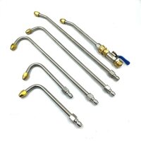 Bộ cần van khóa - van INOX Chân ren 22mm dùng rửa xe vệ sinh máy lạnh điều hòa - 45/90/120 độ - 15/30cm