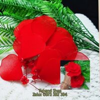 Bộ cánh hoa hồng làm 10 hoa