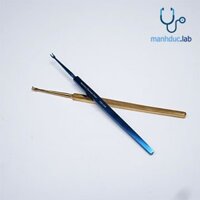 Bồ cào nhỏ 2 rãnh nhọn full vàng - full xanh dùng trong y tế, thẩm mỹ, spa.