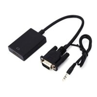 Bộ cáp chuyển đổi tín hiệu từ VGA sang HDMI có âm thanh + dây cáp Micro USB FULL HD
