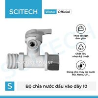 Bộ cấp nước đầu nguồn, bộ chia nước đầu vào dây 6 hoặc dây 10 bằng Nhựa dùng trong máy lọc nước