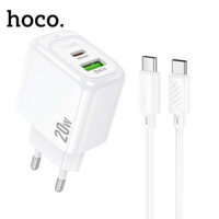 Bộ Cáp Sạc 2 cổng CS54A Hoco sạc nhanh vật liệu abs chống chập cháy tin cậy tiện nghi dễ dử dụng