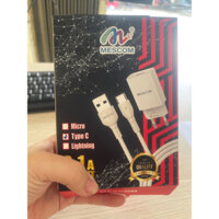 bộ cáp sạc nhanh phù hợp mọi thiết bị Micro usb/ type C/ liphone