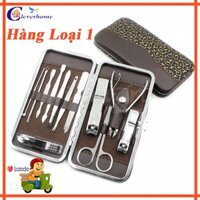 Bộ cắt móng tay 12 món,bộ cắt móng tay cao cấp full hộp,bộ cắt món tay tiện dụng