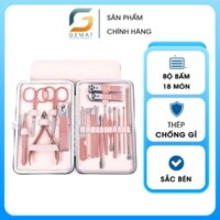 Bộ cắt móng tay, bấm móng tay 18 chi tiết