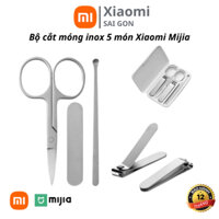 Bộ cắt móng tay inox 5 món Xiaomi Mijia - Bộ dụng cụ làm móng Xiaomi Mijia độ bền cao bấm nhẹ nhàng