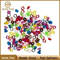 Bồ Câu Chân Nhẫn Thẻ Màu Sắc Ngẫu Nhiên Dấu Chân Nhãn Nhẫn Công Nhận Nhẫn Cho Vẹt Gà Rutin Hoa Mẫu Đơn Bồ Câu