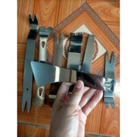 Bộ cậy 7 cây inox dùng cậy taplo, chốt nhựa, cậy nội thất ô tô