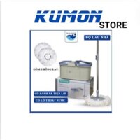 Bộ Cây Chổi Lau Nhà Xoay 360 Độ Cao Cấp Mới - kèm THÙNG ĐỰNG NƯỚC VUÔNG